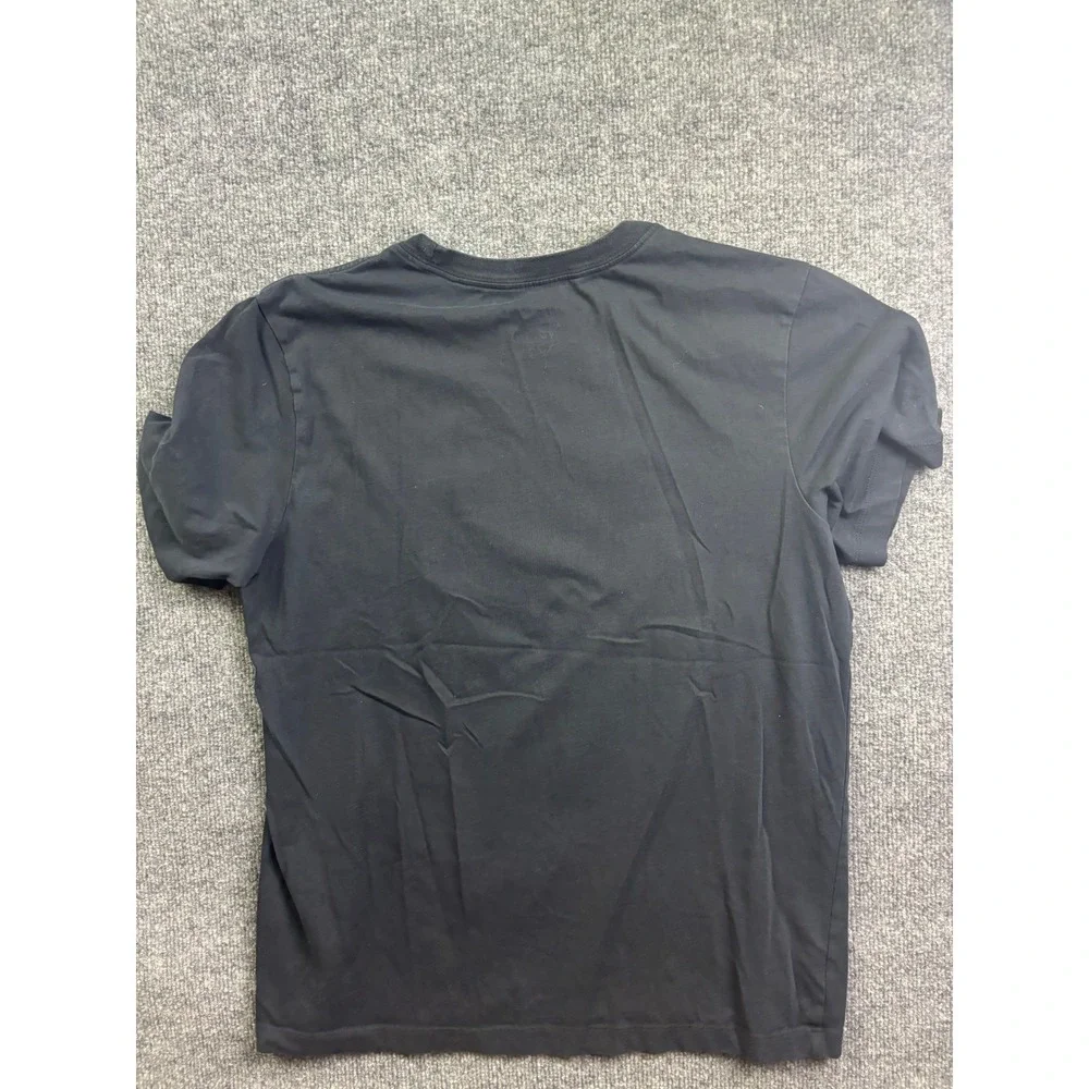 Nike Graphic T-Shirt‎ Mens Large Black Gold Framed Basketball Hoop Dri-FIT Tee